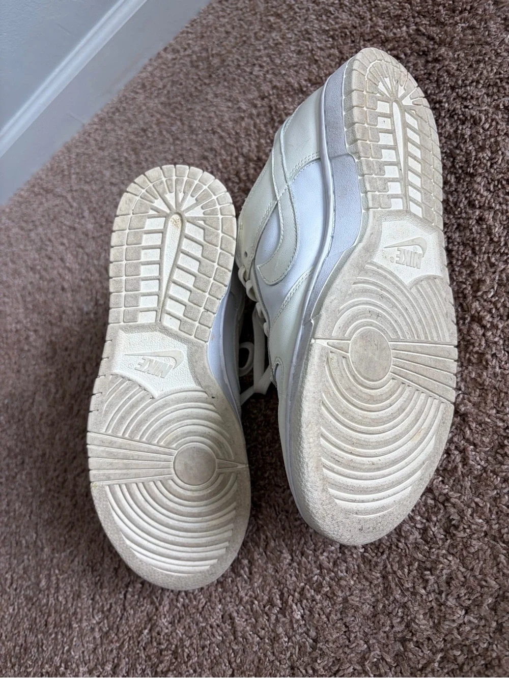 Nike dunk low Sneakers in Cream and White womens 9.5